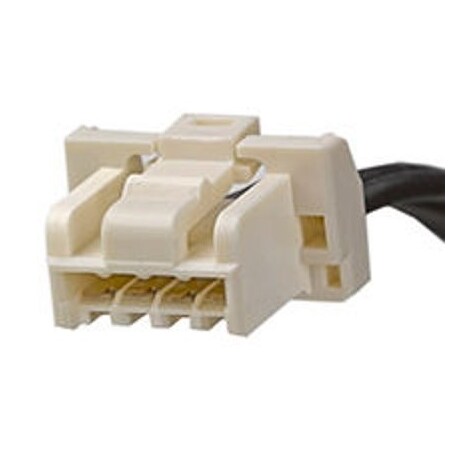 Molex Rectangular Cable Assemblies Clickmate 4Ckt Cbl Assy Sr 100Mm Beige 151350401
